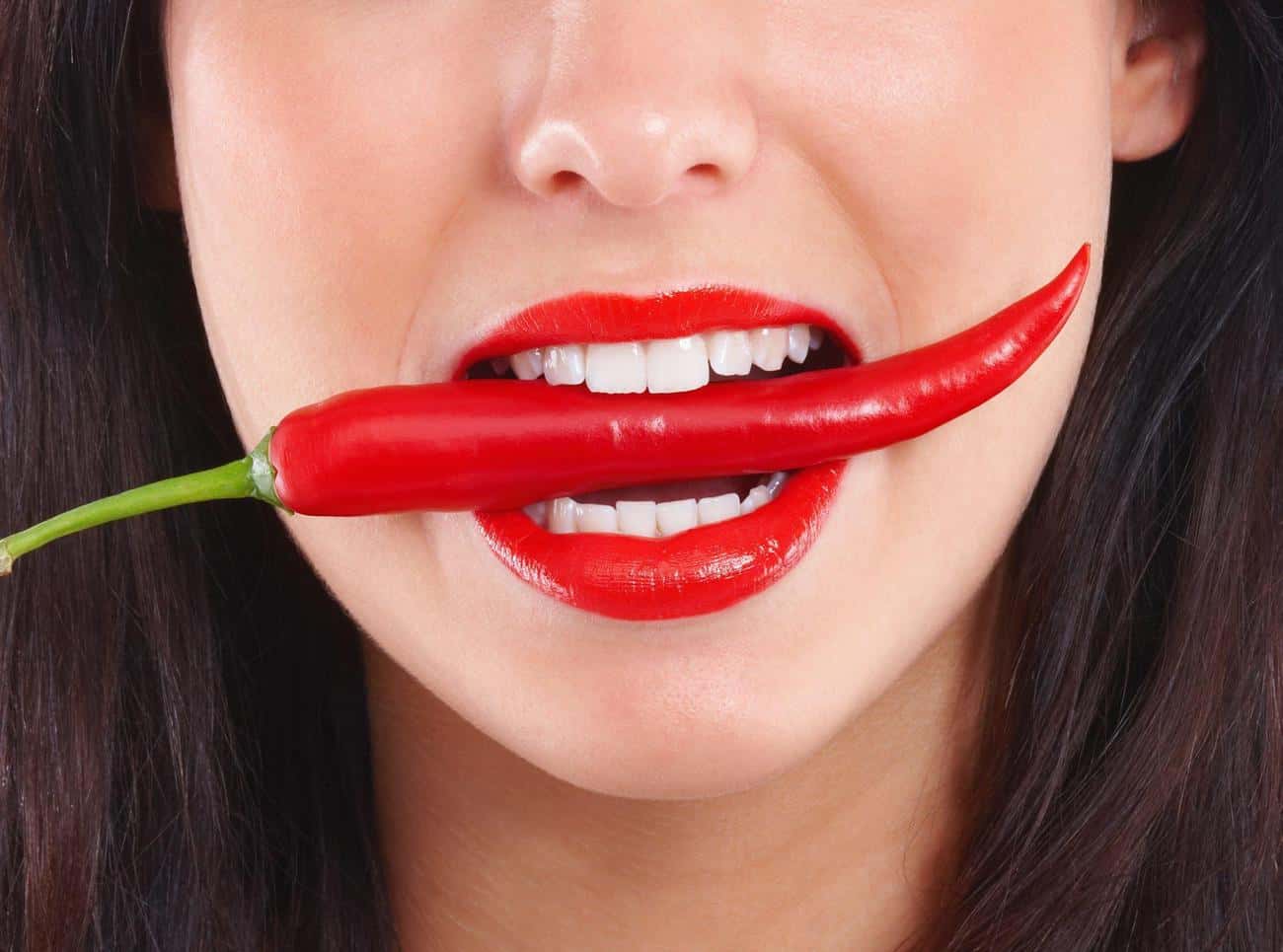 Close-up of a smile with immediate whitening results after treatment Birmingham