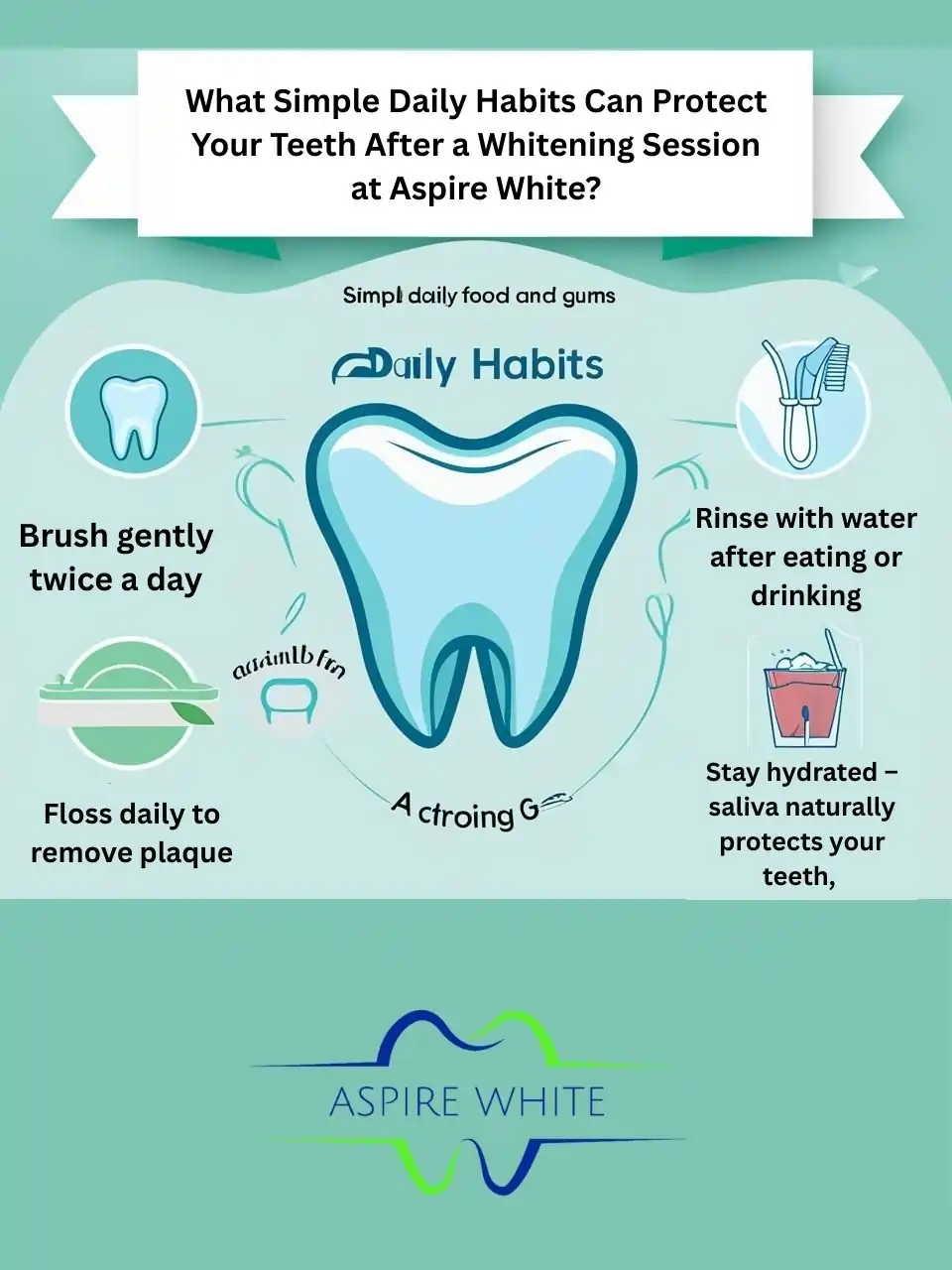 What Simple Daily Habits Can Protect Your Teeth After a Whitening Session at Aspire White Birmingham